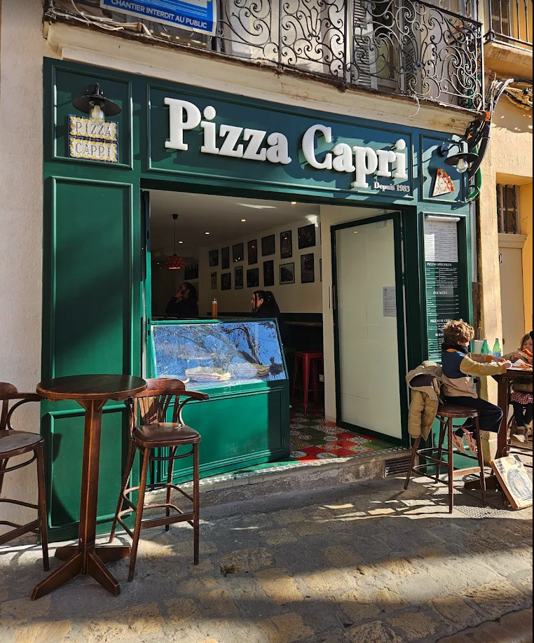 Photo de la devanture de pizza capri aix en provence 8 rue vauvenargues